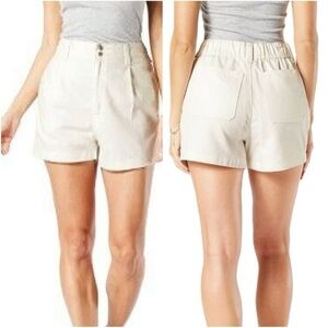 Denizen Levis Shorts Loose A-Line Women’s, Off White Denim, Size‎ 12 / 31
